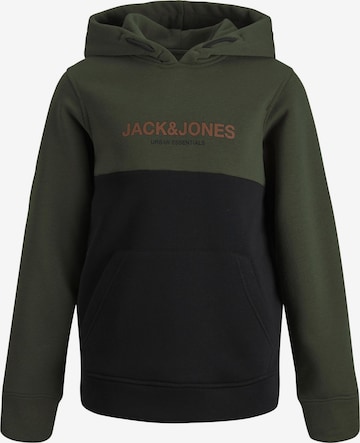 Jack & Jones Junior Mikina 'Urban' – zelená: přední strana