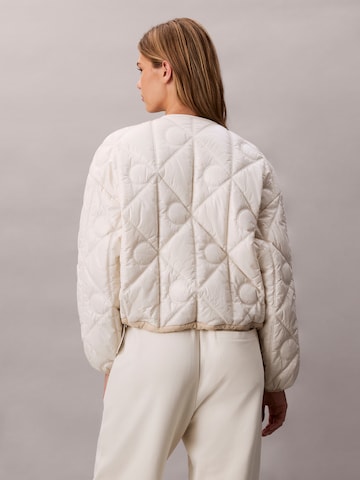 Veste mi-saison Calvin Klein Jeans en blanc