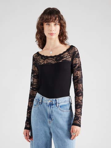 Kaffe Футболка 'Lacy' в Черный: спереди