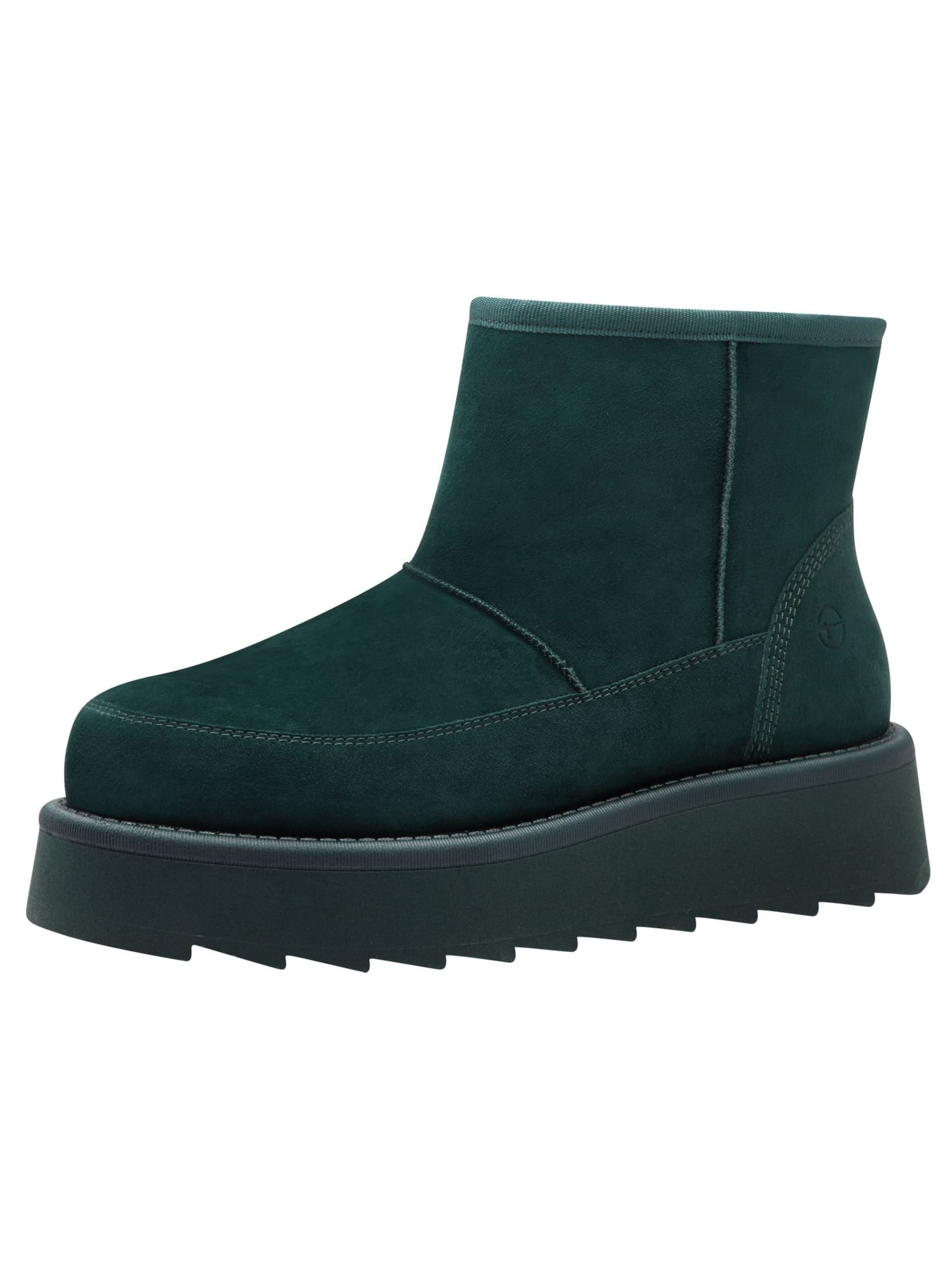 Tamaris Boots in Groen: voorkant