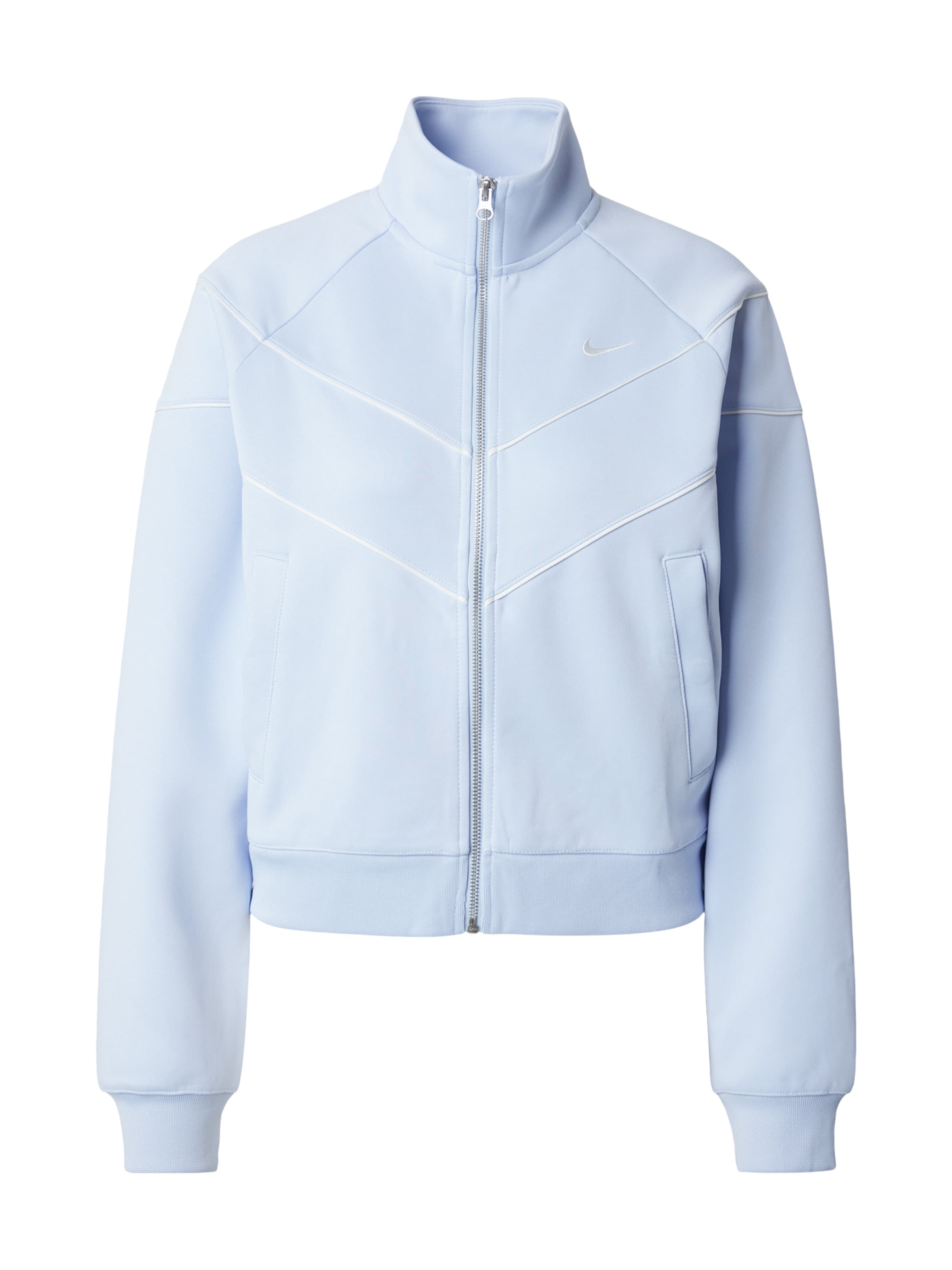 Nike Sportswear Tepláková bunda - Modrá: predná strana
