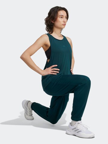 ADIDAS PERFORMANCE Конический (Tapered) Спортивные штаны 'Essentials' в Зеленый: спереди
