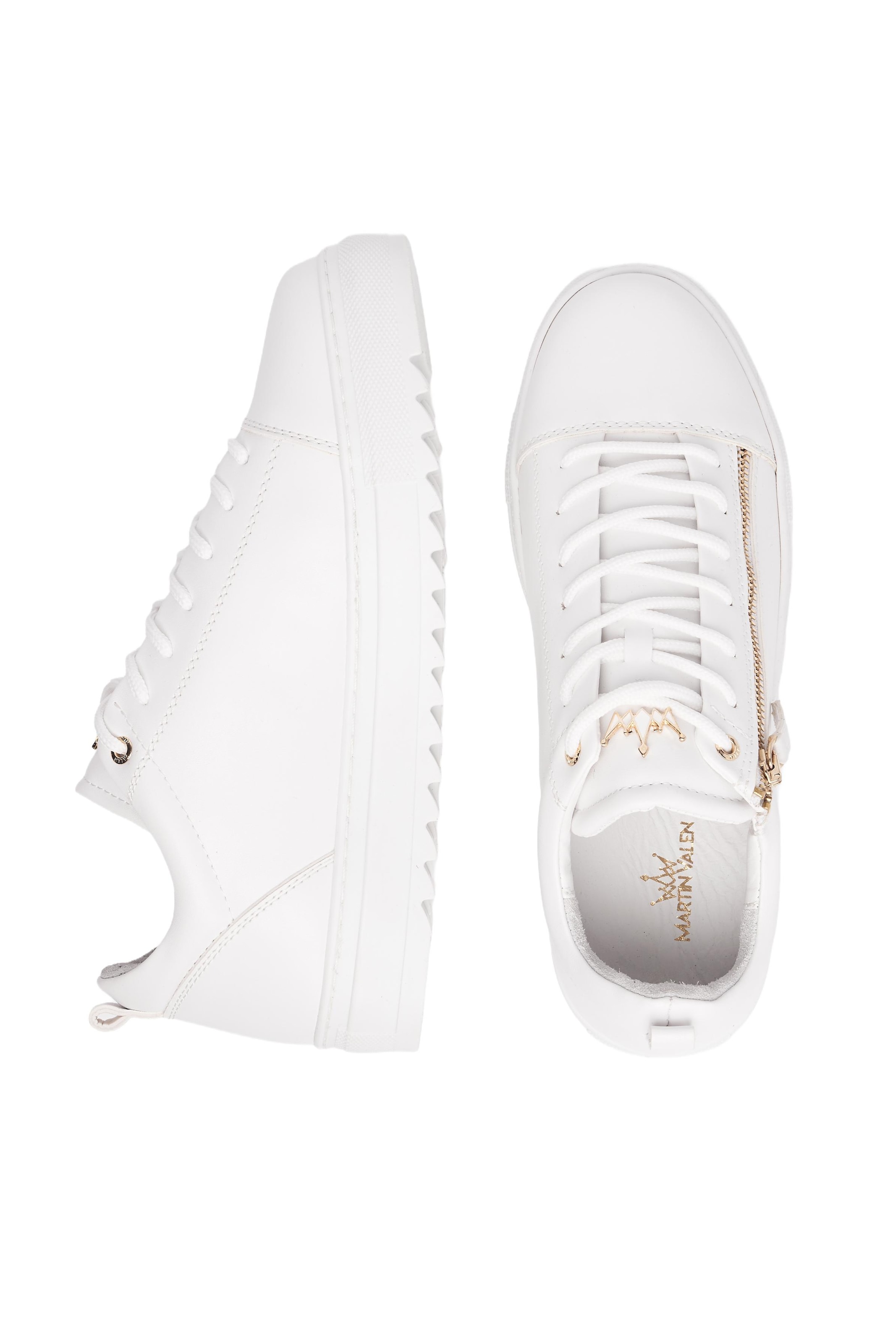 MARTIN VALEN Platform trainers in White