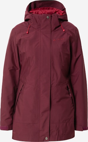 VAUDE Outdoor Jacket 'Idris' in Red: front