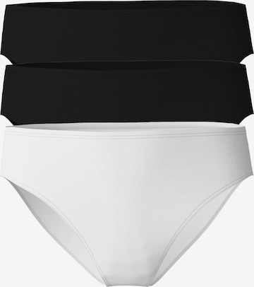 Slip 'Essential' di CALIDA in nero: frontale