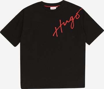 HUGO Red T-shirt i svart: framsida