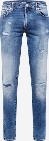 Only & Sons Skinny Jeans 'Warp' in Blue: front