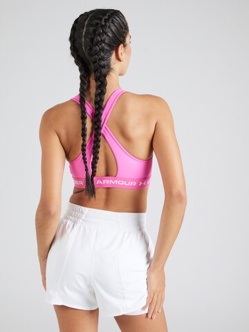 UNDER ARMOUR Bustier Sport-BH in Pink