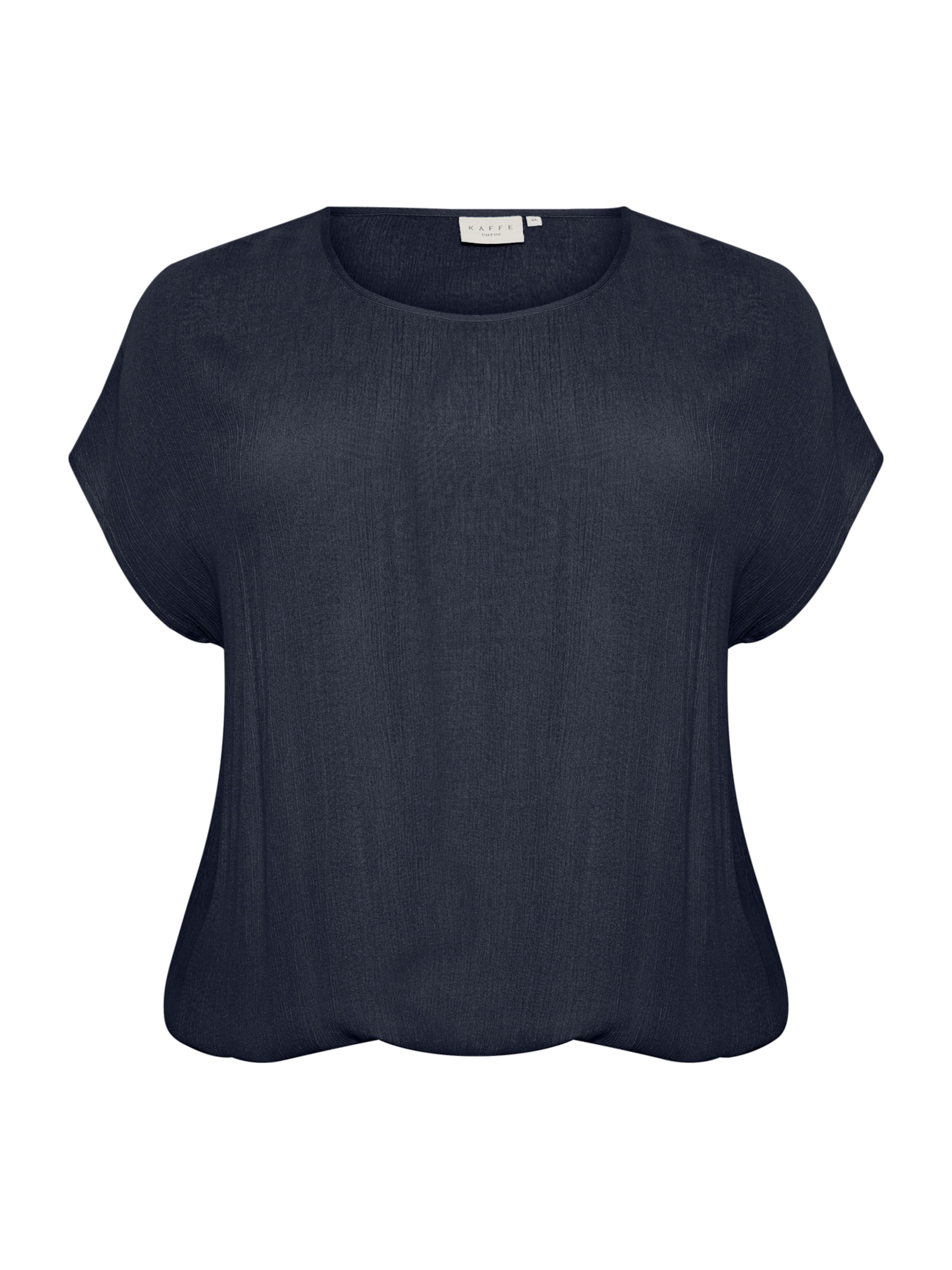 KAFFE CURVE Blouse &#x27;Ami Stanley&#x27; in Blauw: voorkant