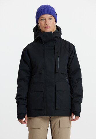 SOS Outdoor Jacket 'Keilberg' in Black: front