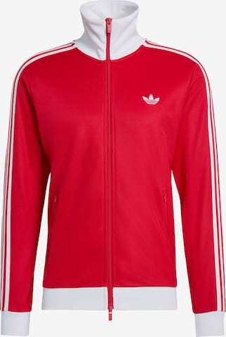 Veste de survêtement 'Classic' ADIDAS ORIGINALS en rouge : devant
