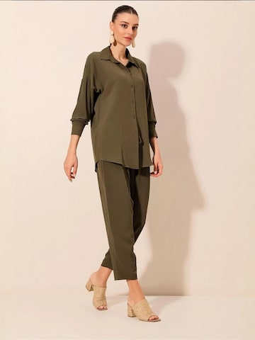 Bigdart - Calças de fato em verde