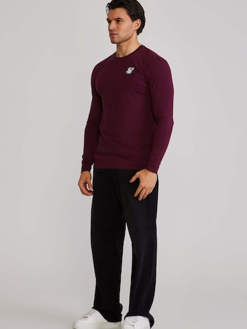 Maglietta di SikSilk in rosso: frontale