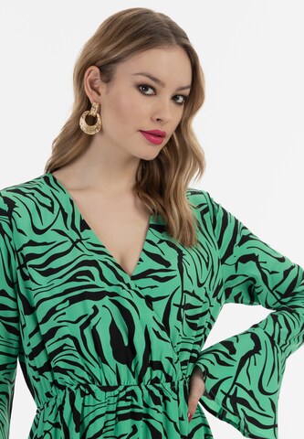 Robe faina en vert