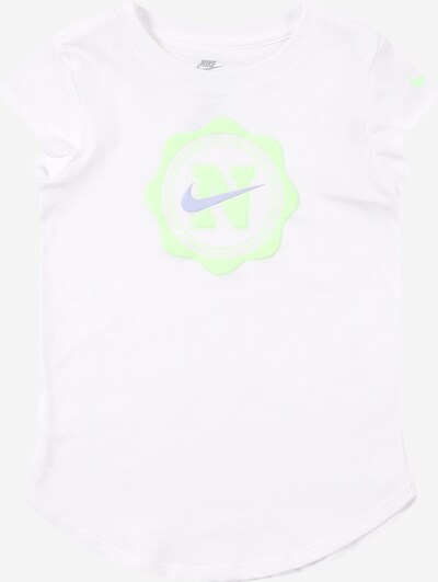 Nike Sportswear Paita 'PREP IN YOUR STEP' värissä vaaleanvihreä / lila / valkoinen, Tuotenäkymä