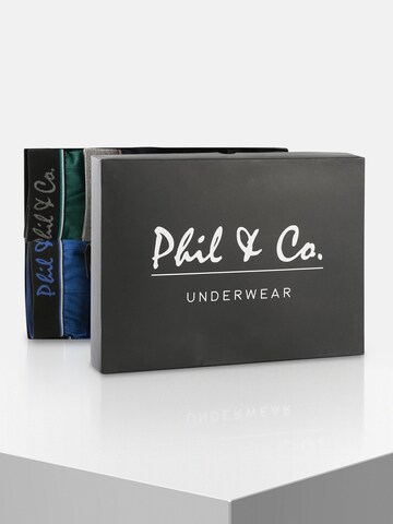Phil & Co. Berlin - Calzoncillo boxer ' Retropants ' en azul