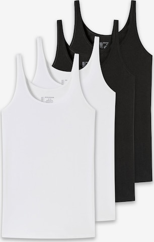 Maillot de corps SCHIESSER en noir : devant
