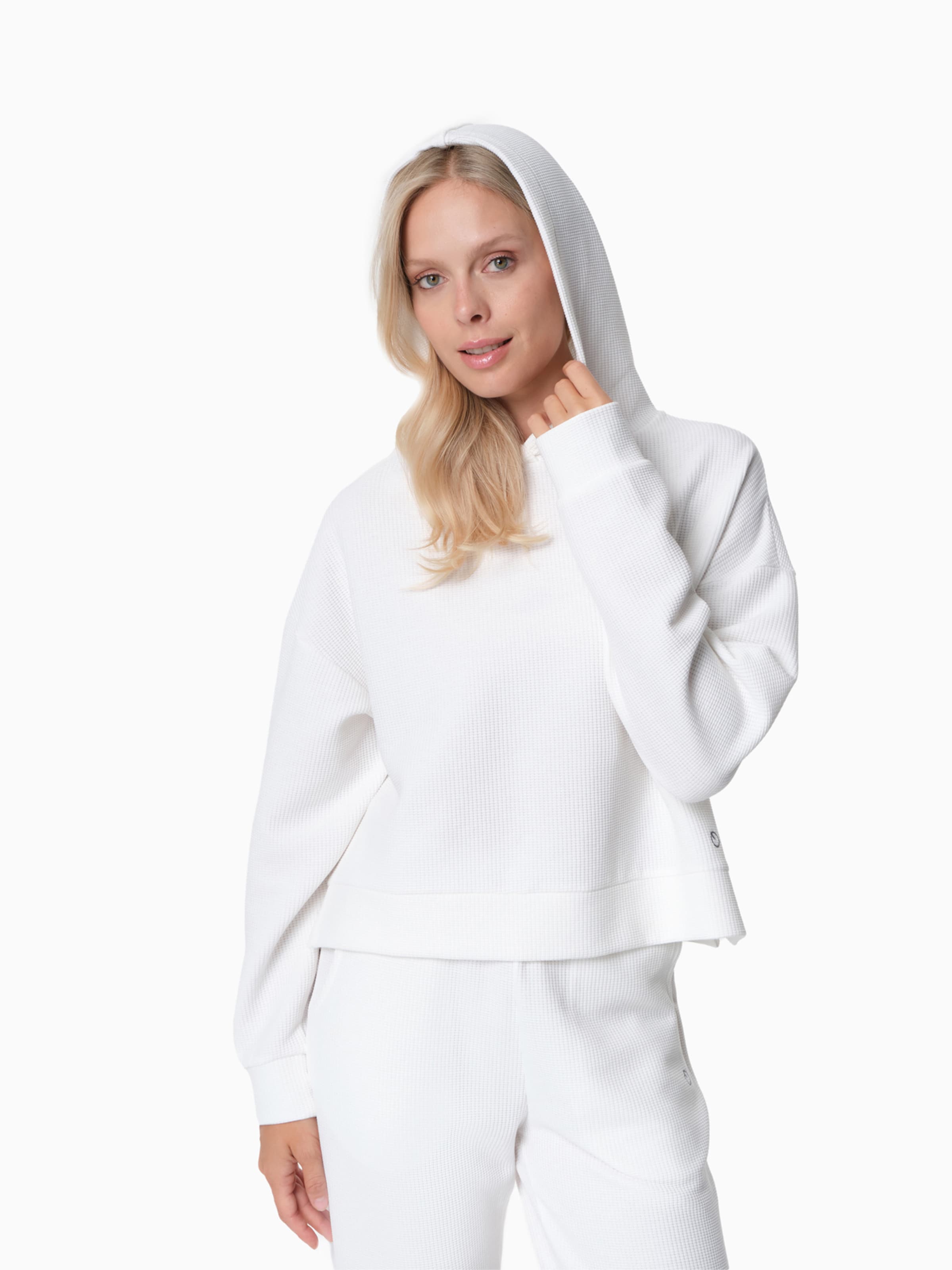 Organication Sweatshirt in Weiß: Vorderseite