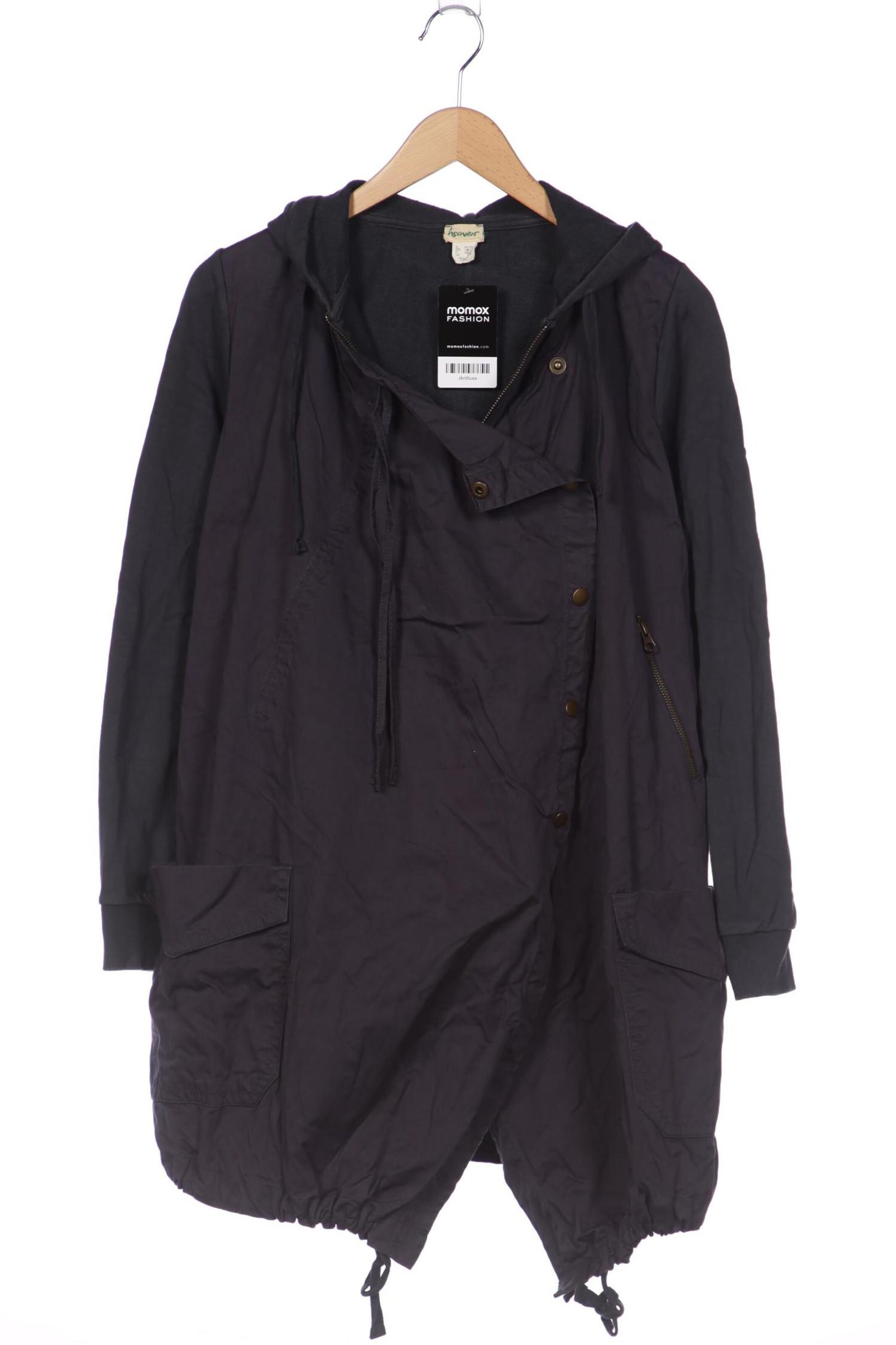 hessnatur Jacket & Coat in S in Blue: front