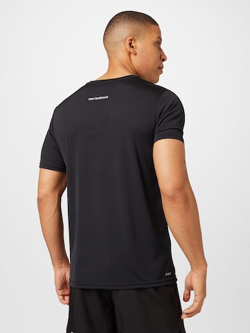 new balance قميص عملي 'Accelerate' بلون أسود