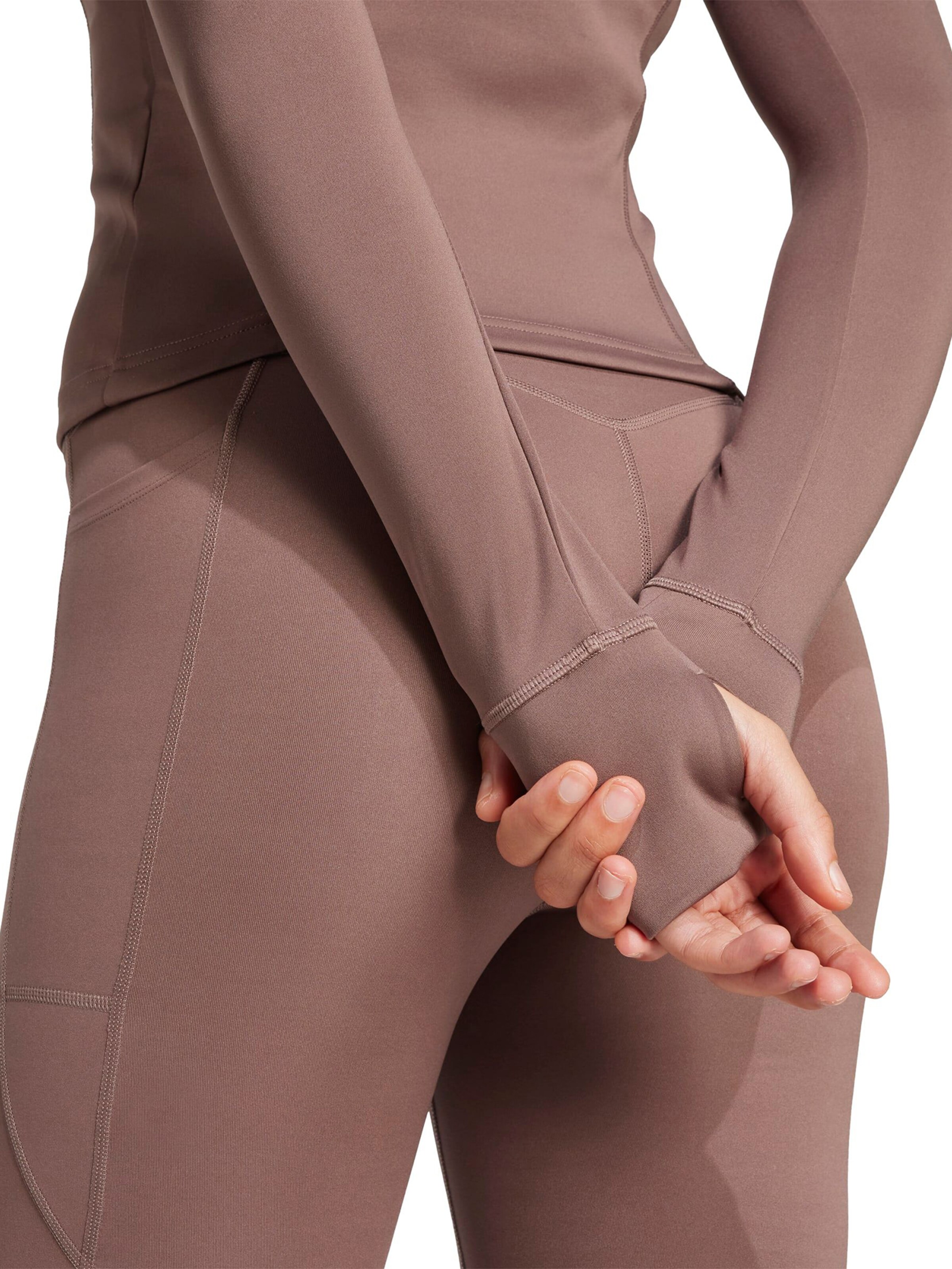 ADIDAS PERFORMANCE Спортивная кофта 'OPT ESS' в Коричневый