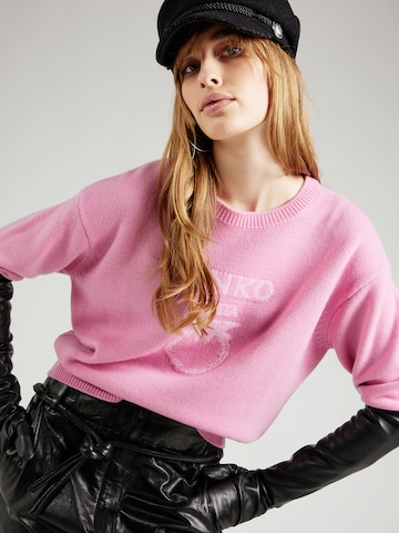 PINKO Sweatshirt 'Maglia' in Pink