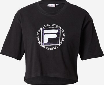 Maglietta 'RAISA' di FILA in nero: frontale