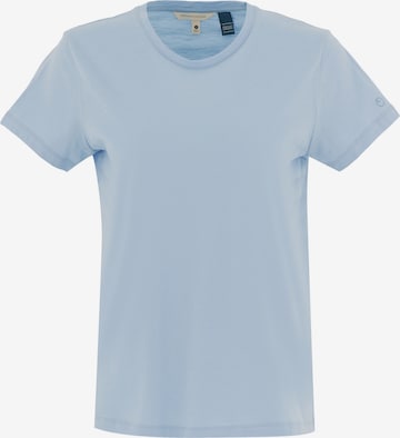 Organication T-Shirt in Blau: Vorderseite