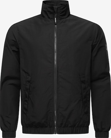 RagwearPrijelazna jakna 'Holdeon' - crna boja: prednji dio