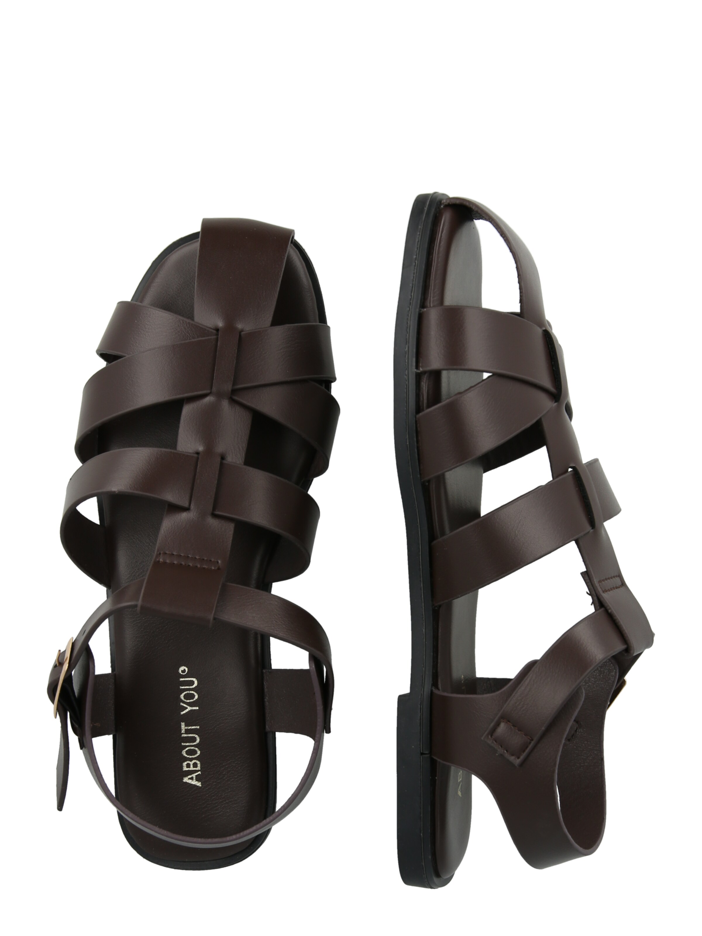 ABOUT YOU Sandal 'Giuliana' in Brown