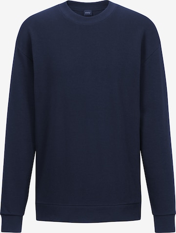Mey Sweatshirt 'Terry Essentials' in Blau: Vorderseite