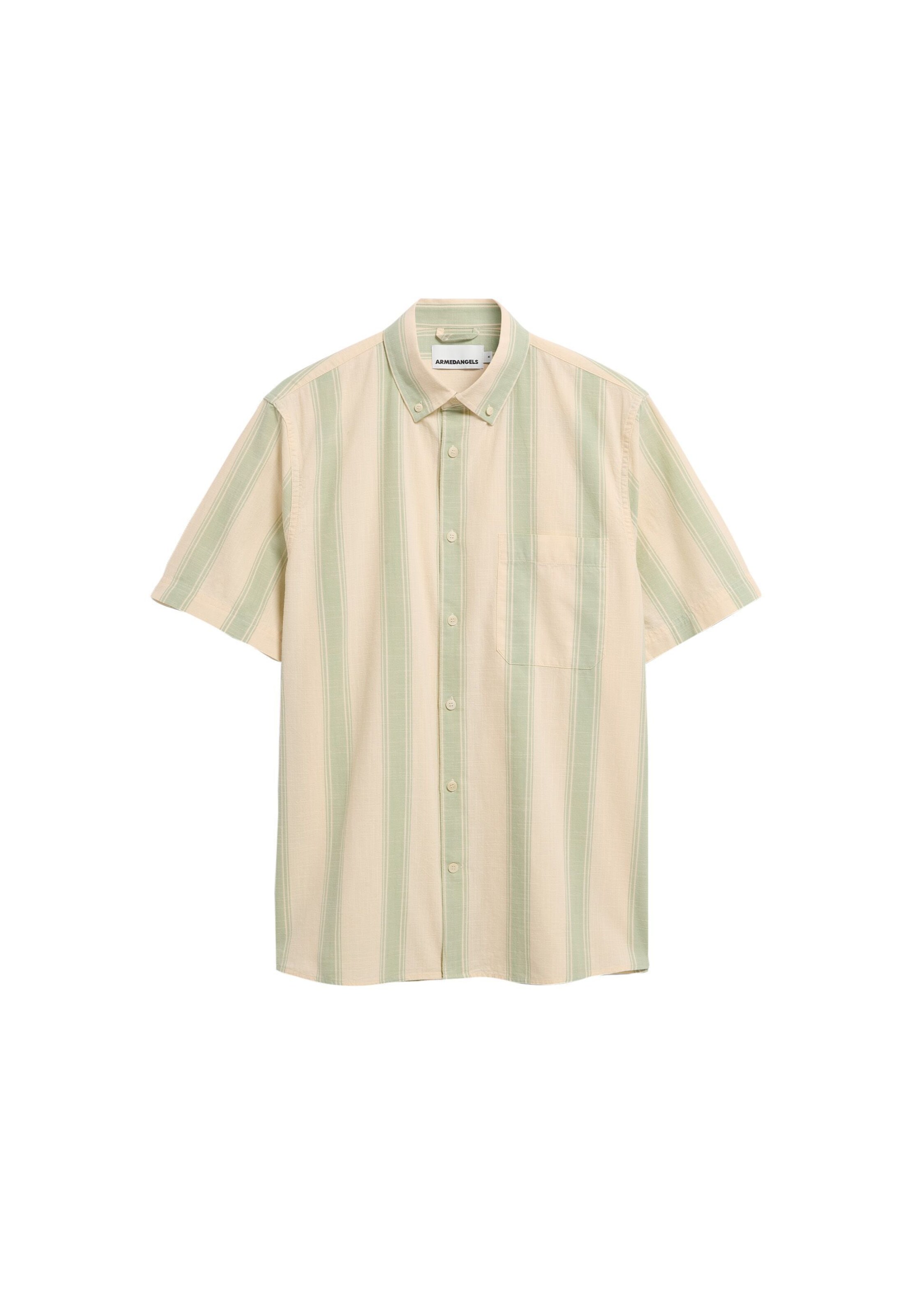 ARMEDANGELS Button Up Shirt in Blue: front