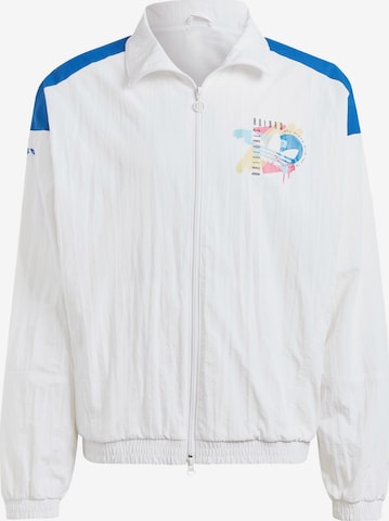 Veste mi-saison ADIDAS ORIGINALS en blanc : devant