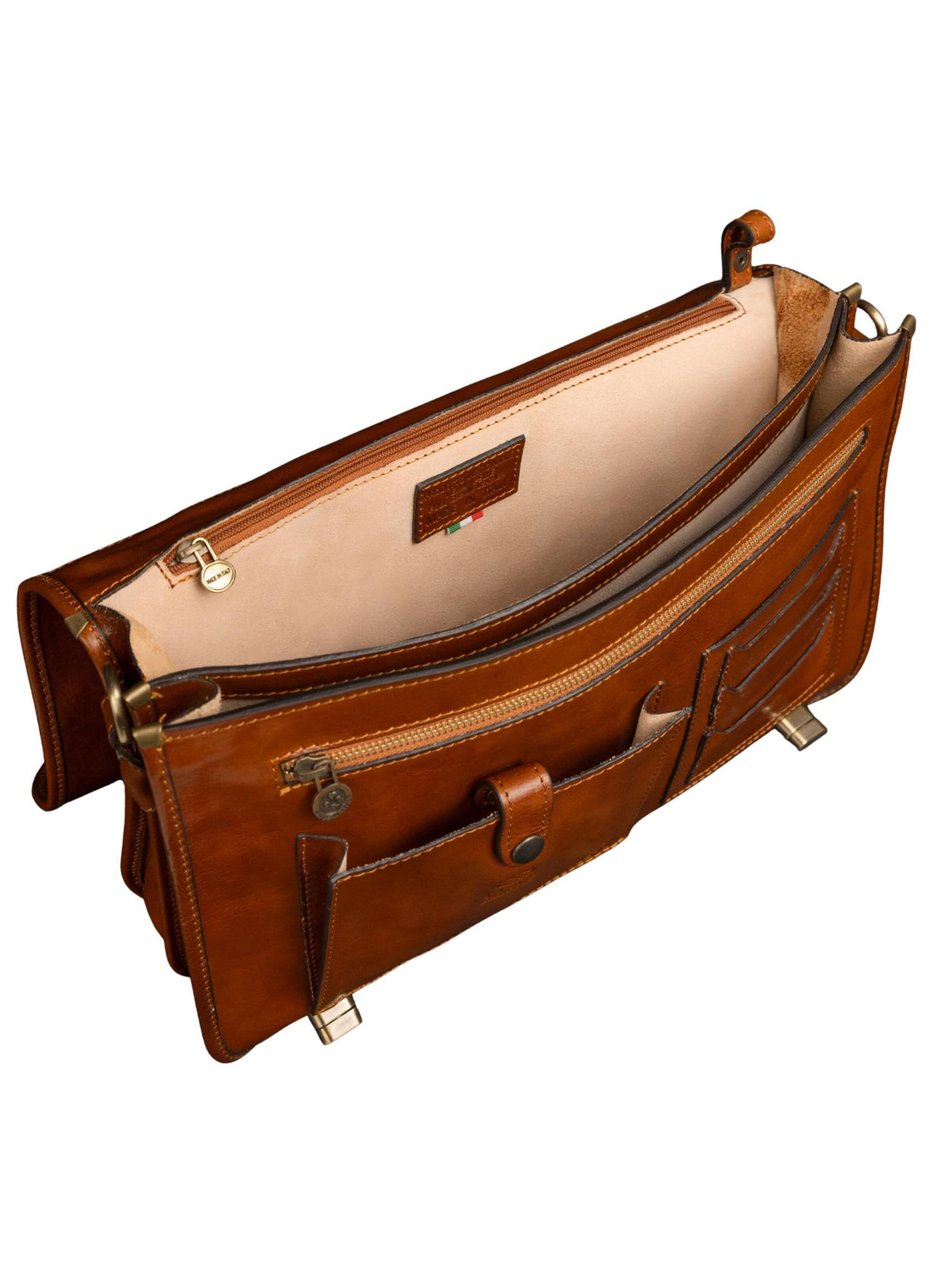 Time Resistance Briefcase 'Illusions' in Brown