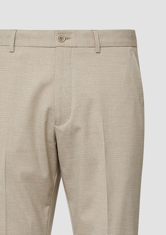 s.Oliver BLACK LABEL Slimfit Pantalon in Beige