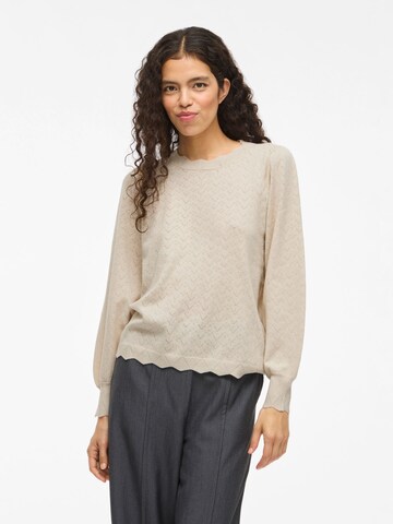 VILA Pullover 'VIEMI' i beige: forside