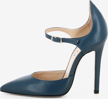 Escarpins 'LISA' EVITA en bleu : devant