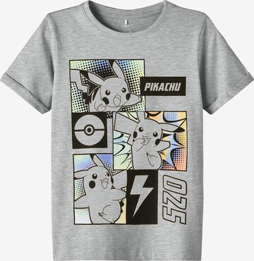 T-Shirt 'MALFO' NAME IT en gris : devant