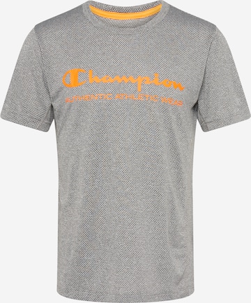 T-Shirt fonctionnel Champion Authentic Athletic Apparel en gris : devant