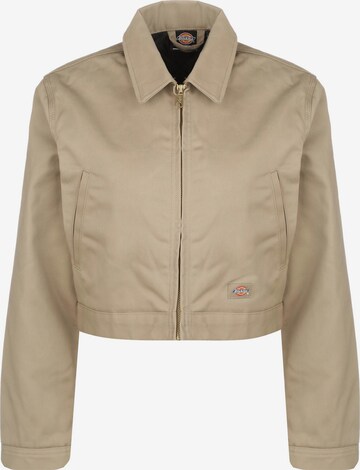 DICKIES Tussenjas in Beige: voorkant