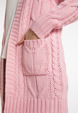 Usha Knit Cardigan in Pink