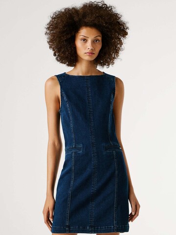 Robe Pepe Jeans en bleu : devant