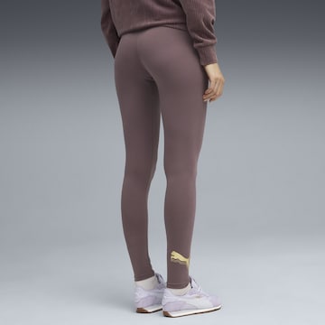 PUMA Skinny Workout Pants 'Ess' in Purple
