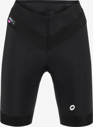 Assos Sporthose 'UMA' in schwarz / weiß, Produktansicht