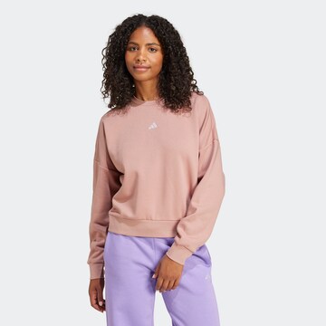 Felpa sportiva di ADIDAS SPORTSWEAR in rosa: frontale