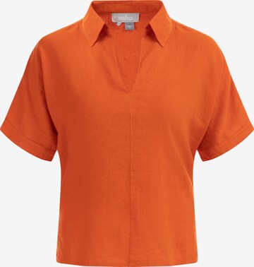 Usha Blouse in Oranje: voorkant