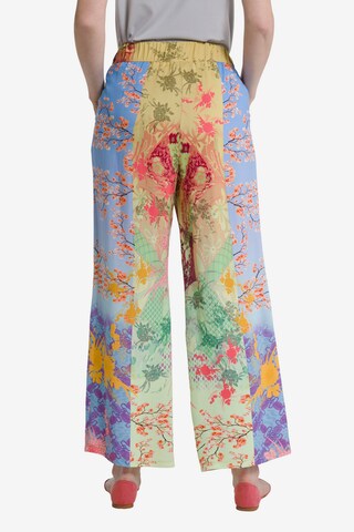 Ulla Popken Wide leg Broek in Gemengde kleuren