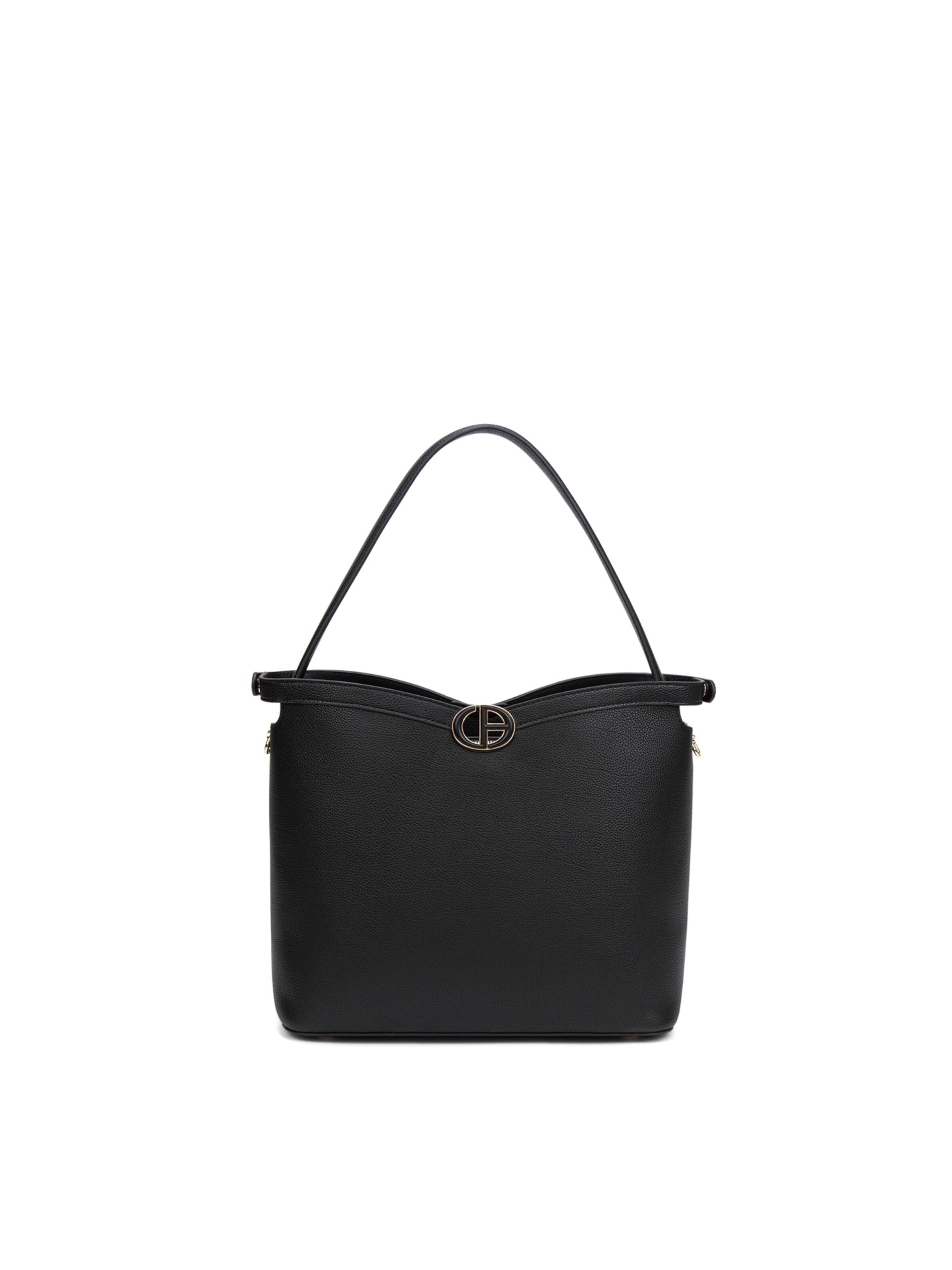 Chrisbella Shoulder Bag in Black: front