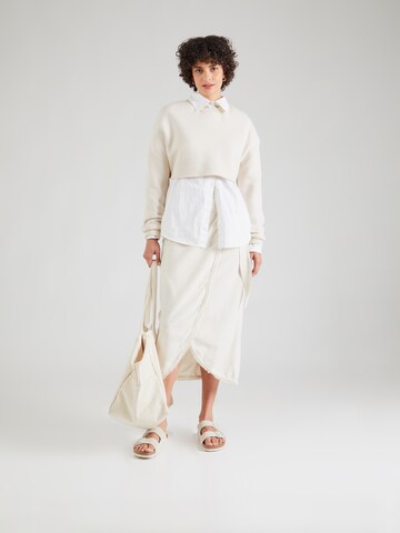 PIECES Skirt 'KALOU' in Beige