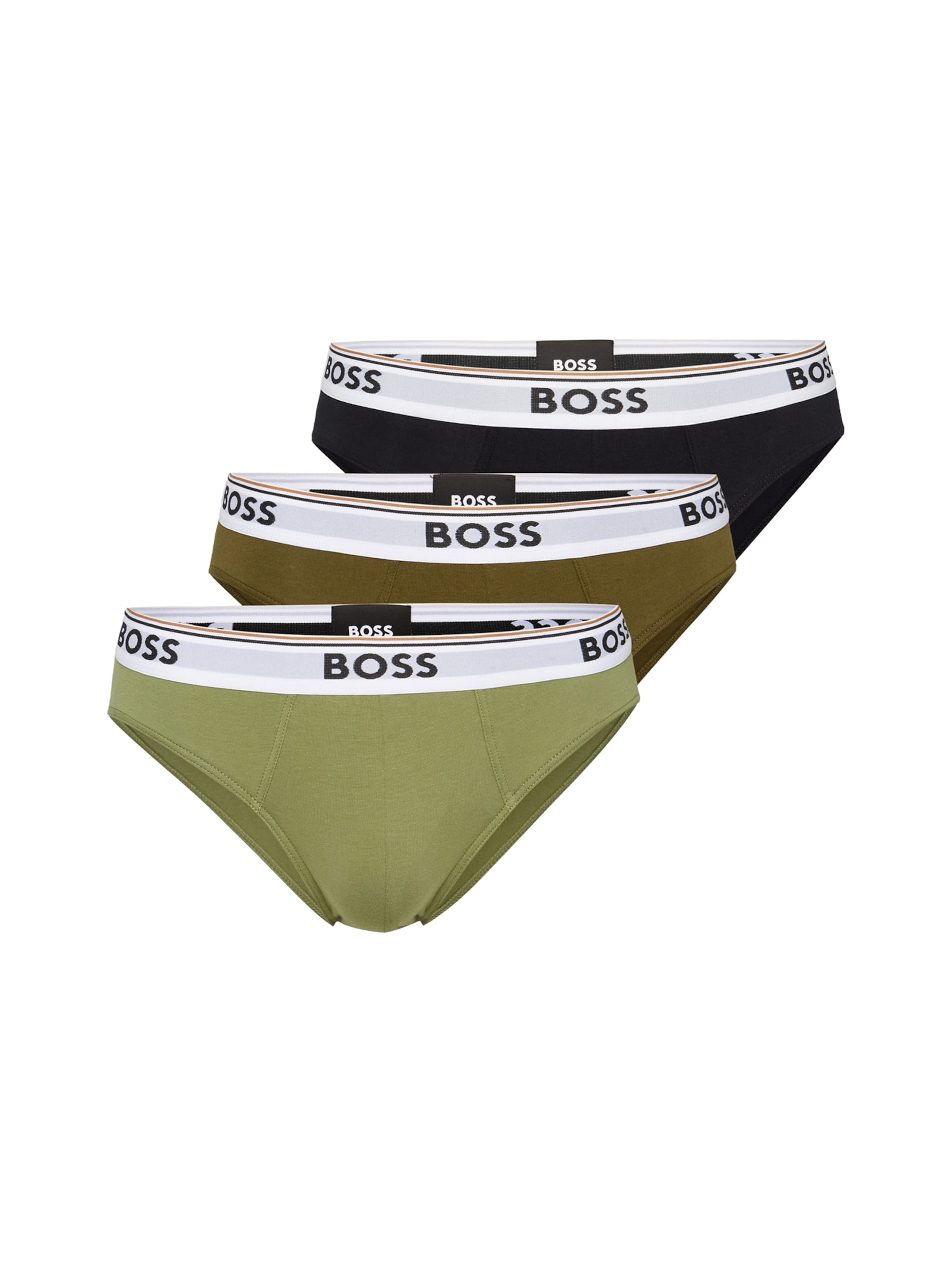 BOSS Трусы-слипы 'Power' в Зеленый: спереди